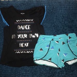 Matching Girls Shirt/Coachella Shorts